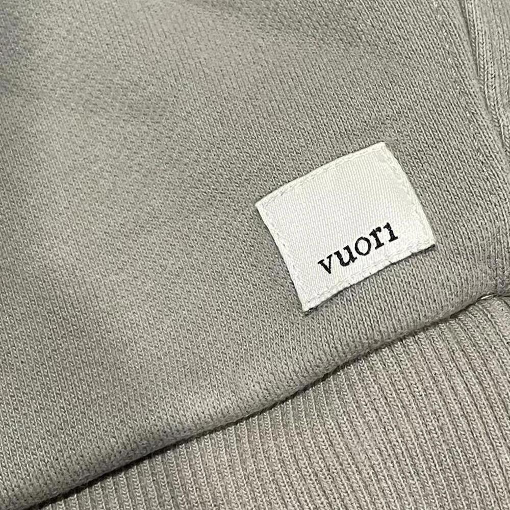 Vuori Women's Grey and Khaki Hoody - Picture 2 of 4